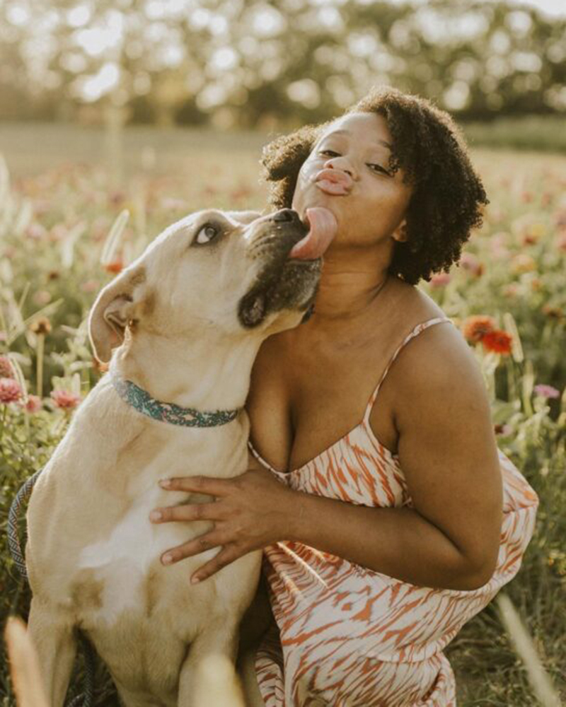 janae tillman and her dog kova
